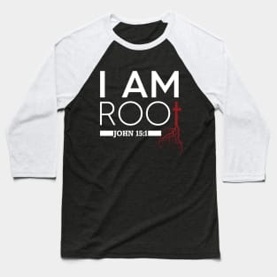 I AM ROOT Christian T-Shirt, T-Shirt, Faith-based Apparel, Women's, Men's, Unisex, Hoodies, Sweatshirts Baseball T-Shirt